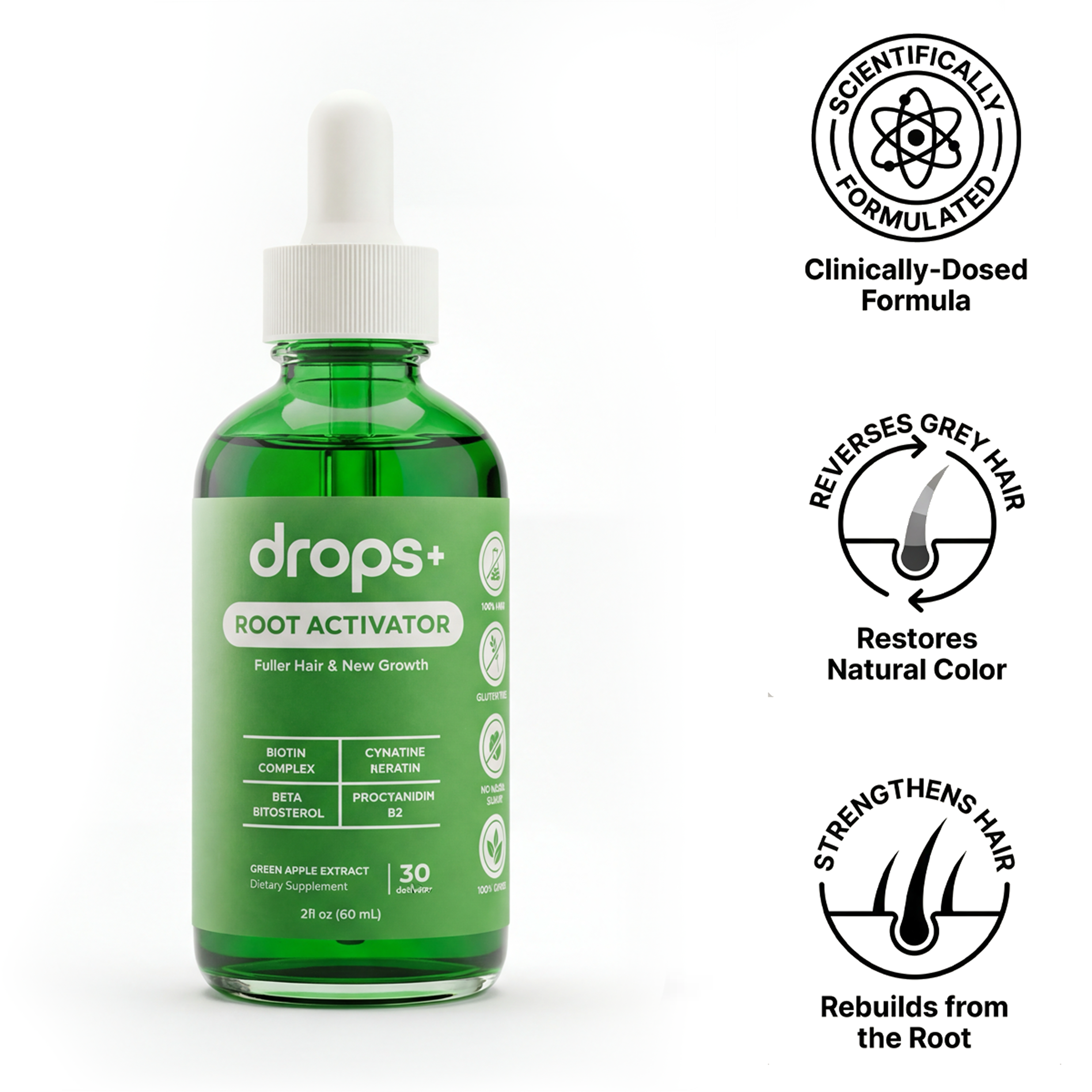 Help reverse premature grey hair and support stronger growth