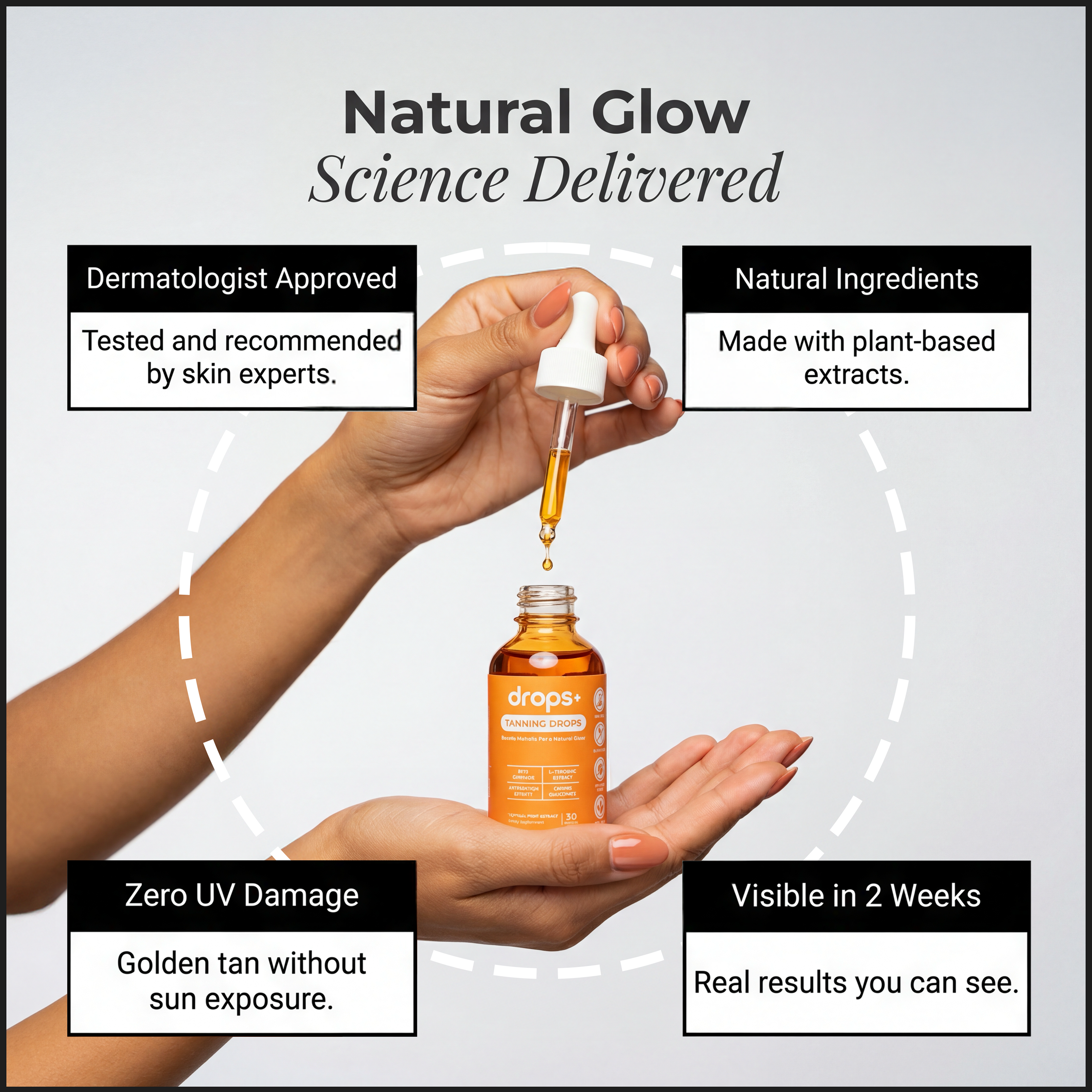 Drinkable Tanning Drops