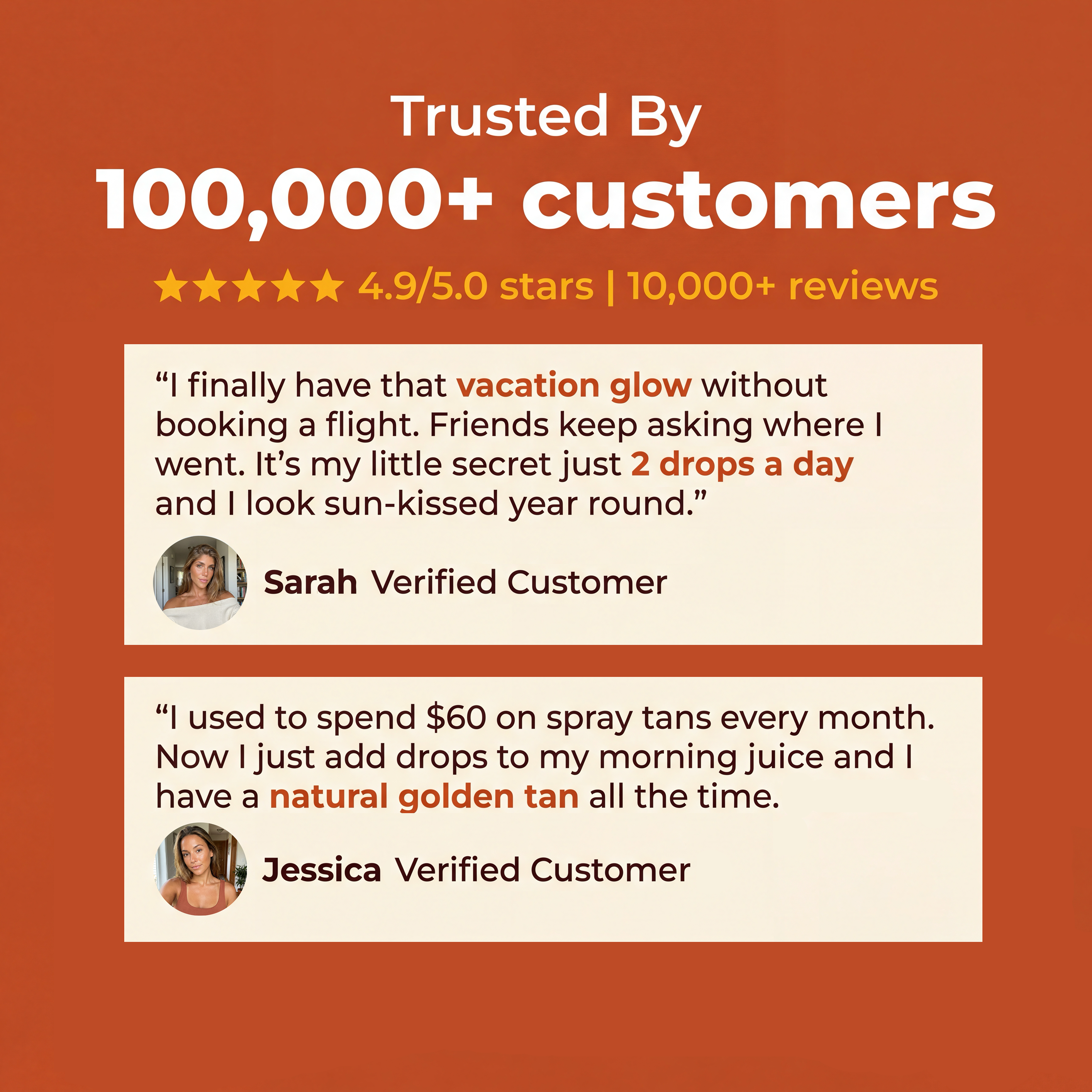 Drinkable Tanning Drops