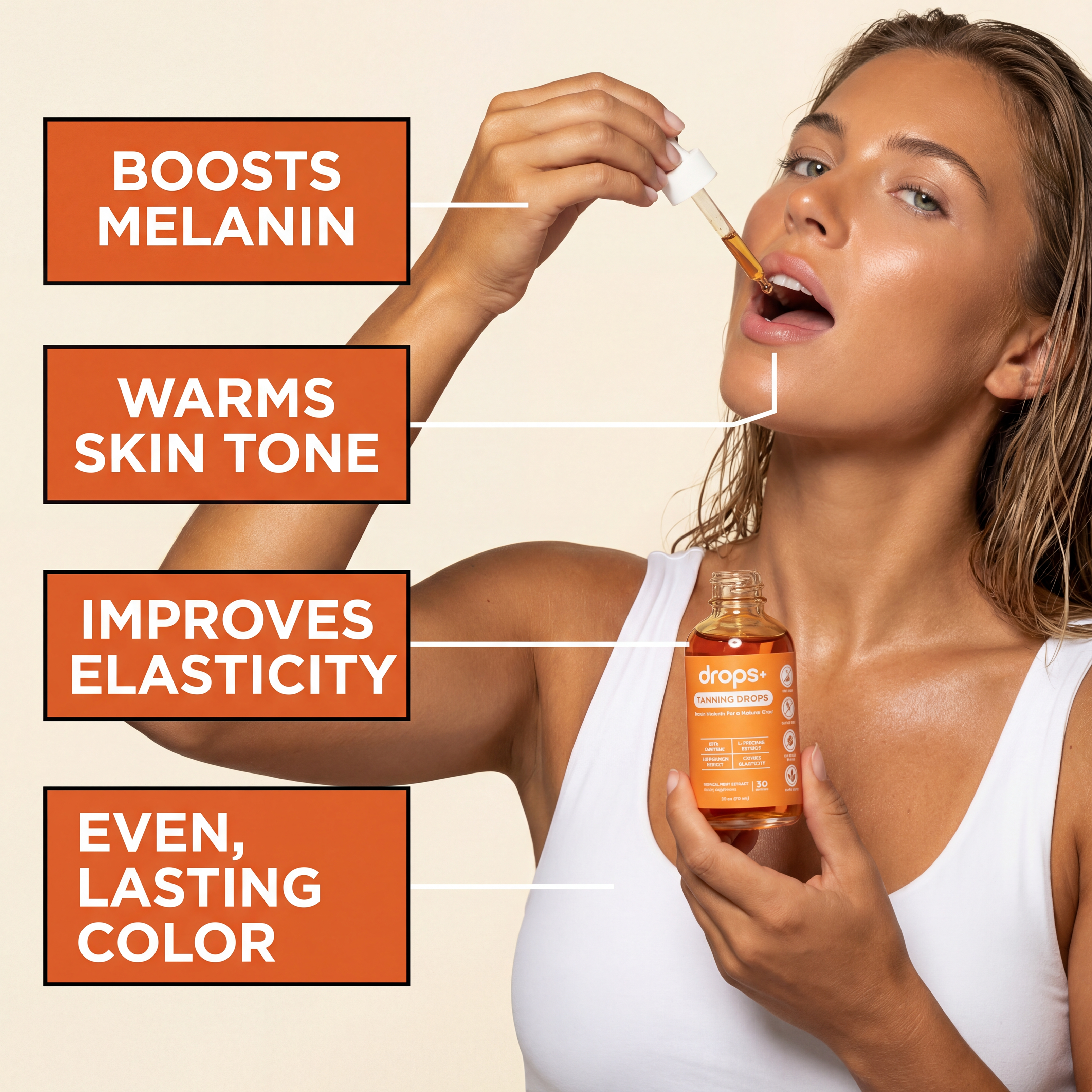 Drinkable Tanning Drops